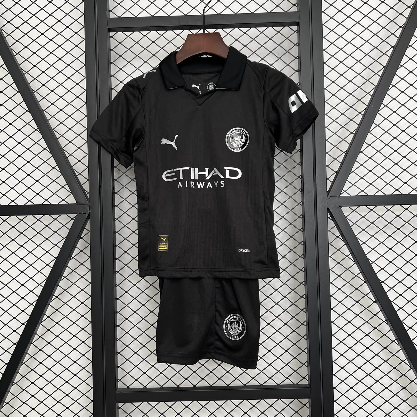 Ensemble enfant Maillot + Short extérieur Manchester City - 2025/2026