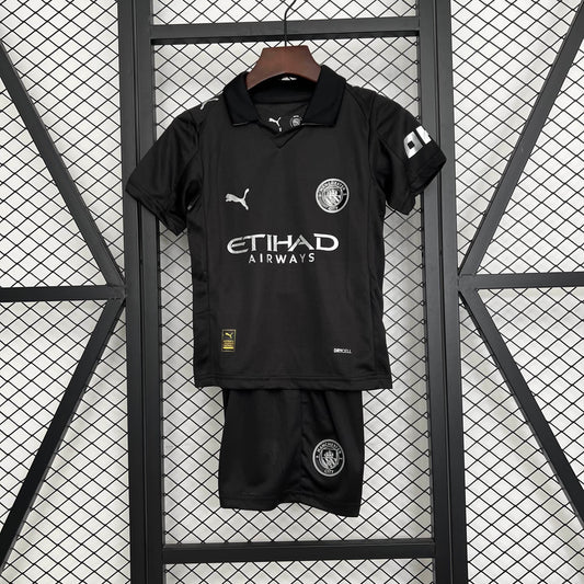 Ensemble enfant Maillot + Short extérieur Manchester City - 2025/2026