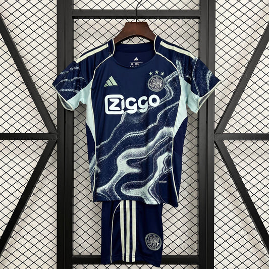 Ensemble enfant Maillot + Short extérieur Ajax - 2025/2026