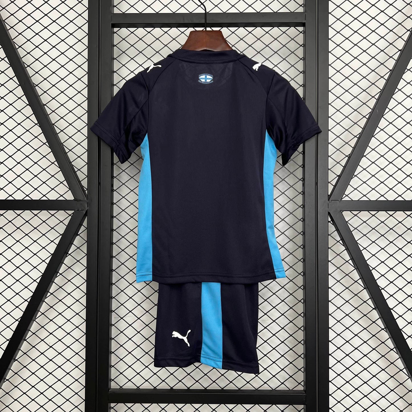 Ensemble enfant Maillot + Short extérieur Marseille - 2025/2026